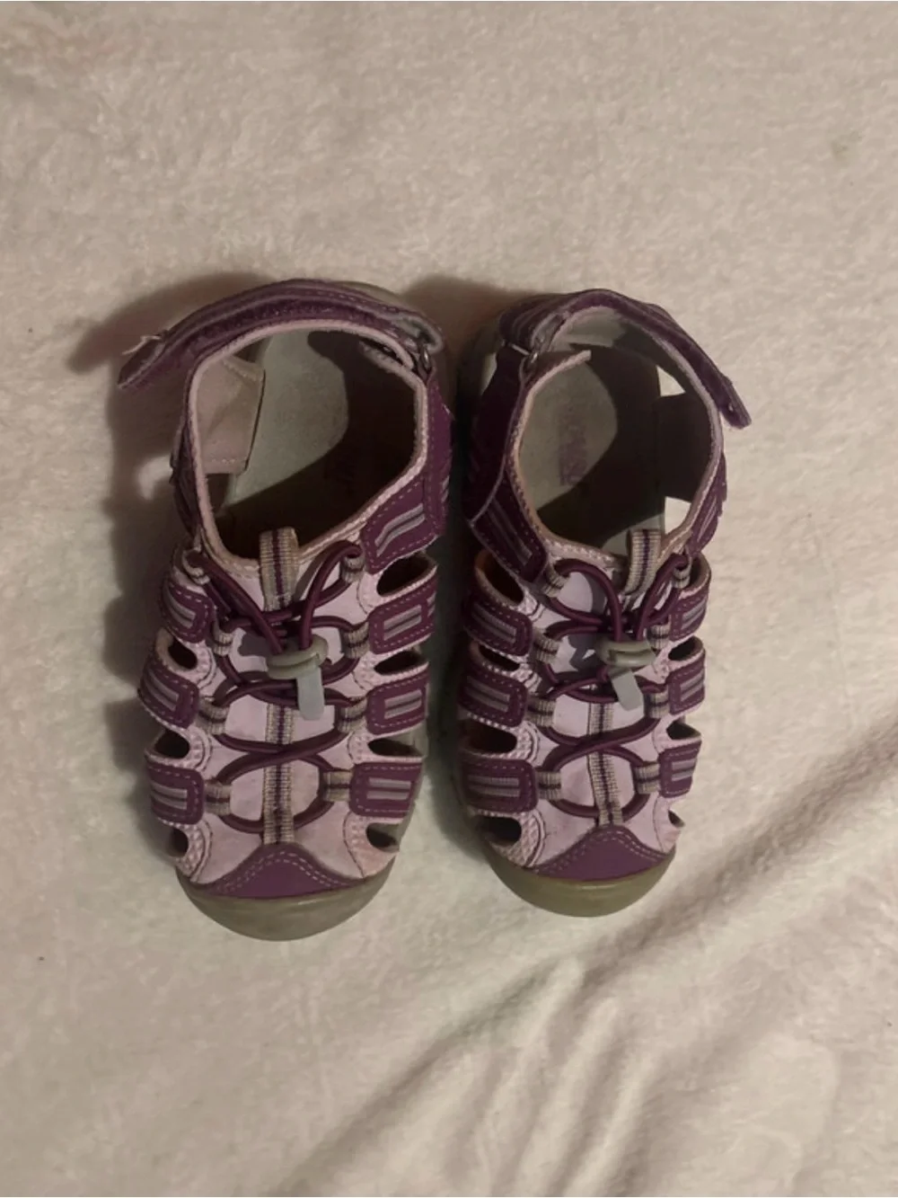 Kids Purple Sport Sandals - Khombu
